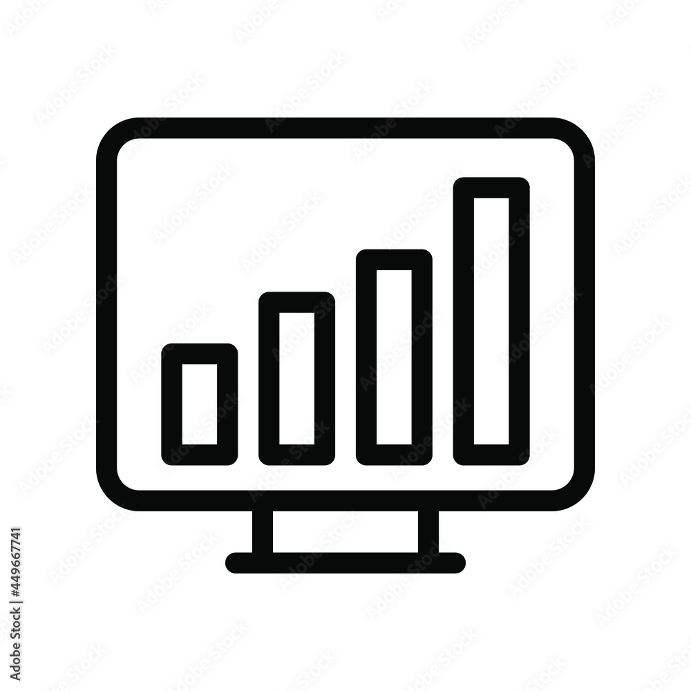 Data analytics icon vector graphic illustration Data analytics icon vector graphic illustration