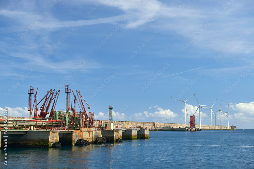 Terminal of Gas and Fuel in the Port of Bilbao