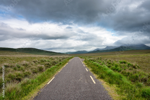 Remote Mountain Road in Ireland