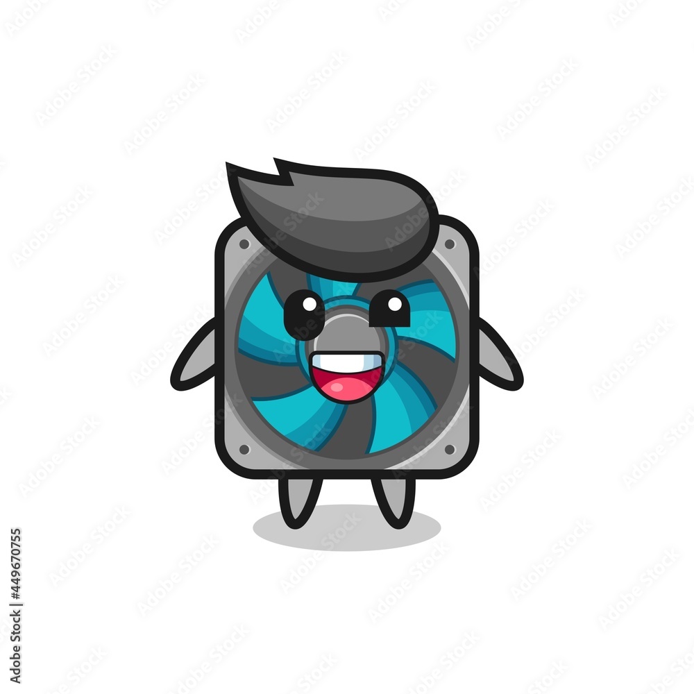 illustration of an computer fan character with awkward poses illustration of an computer fan character with awkward poses