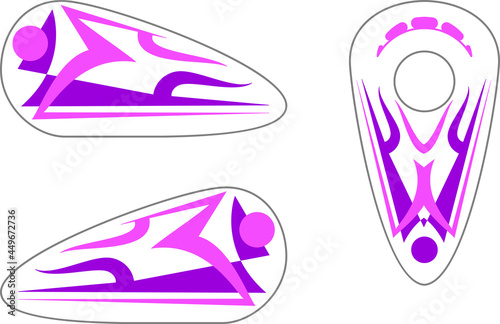 Tribal Bike Decal