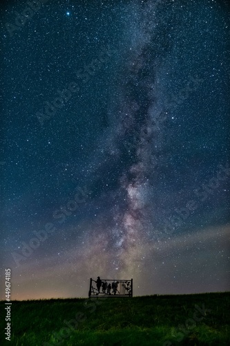 bench in the night