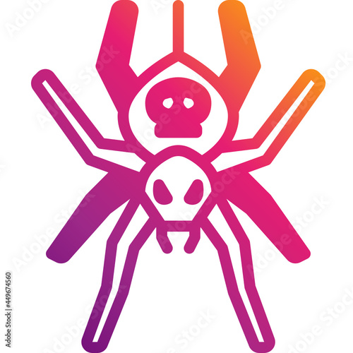 spider gradient icon