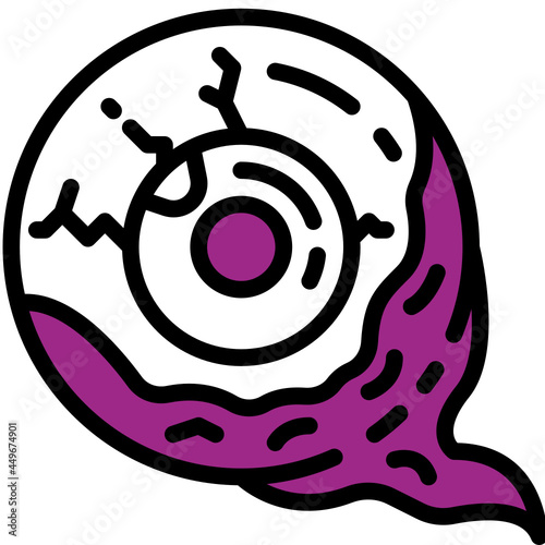 eyeball one color icon