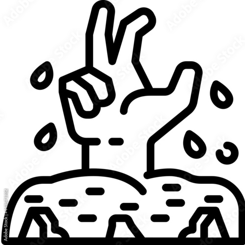 hand line icon