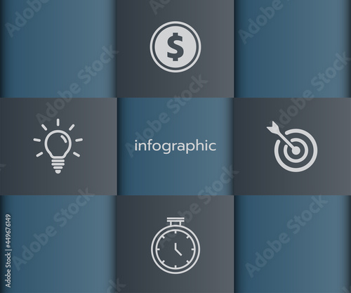 infographic template have step or option.vector illustration style design for business,class or shop online,presentation.