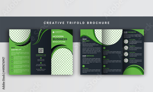 Trifold brochure template, Trifold brochure, Trifold brochure letter, Corporate modern trifold brochure layout design, Creative brochure
