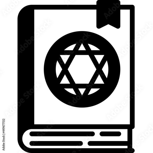 spellbook solid line icon