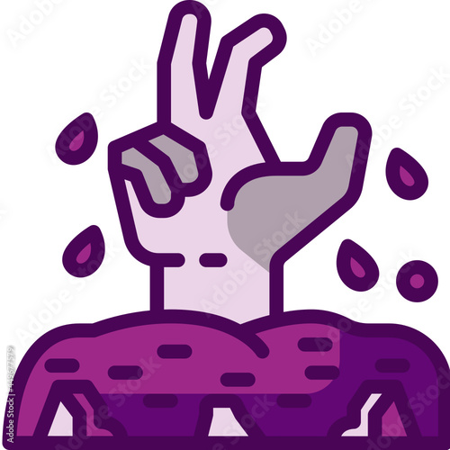hand Two Tone icon