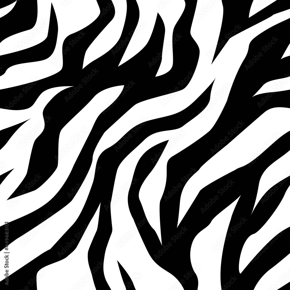vector zebra pattern. seamless zebra stripe print for clothing or print vector zebra pattern. seamless zebra stripe print for clothing or print
