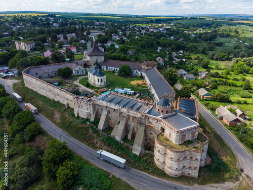 Medzhibizh castle from a bird's eye view