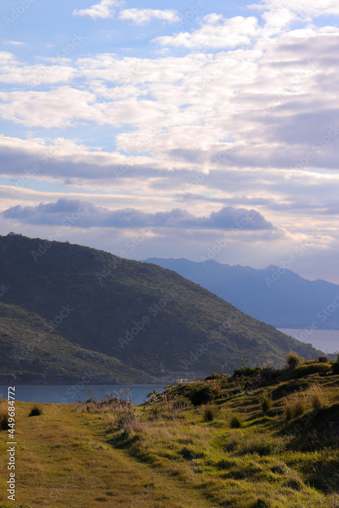 Naklejka premium landscape with sky