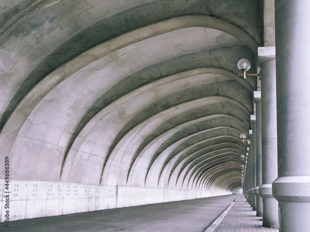 Obraz premium 稚内港北防波堤ドーム