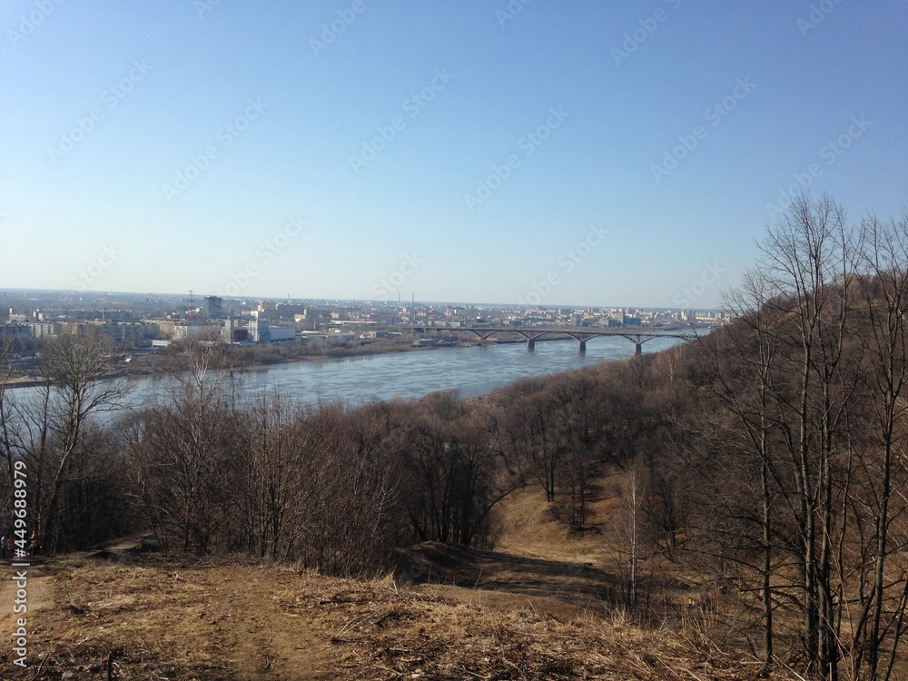 Obraz premium Rivers of Nizhny Novgorod.