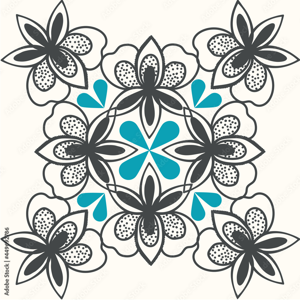 Vector floral geometric design. Patchwork concept oriental ornament. Seamless pattern. Vector floral geometric design. Patchwork concept oriental ornament. Seamless pattern.