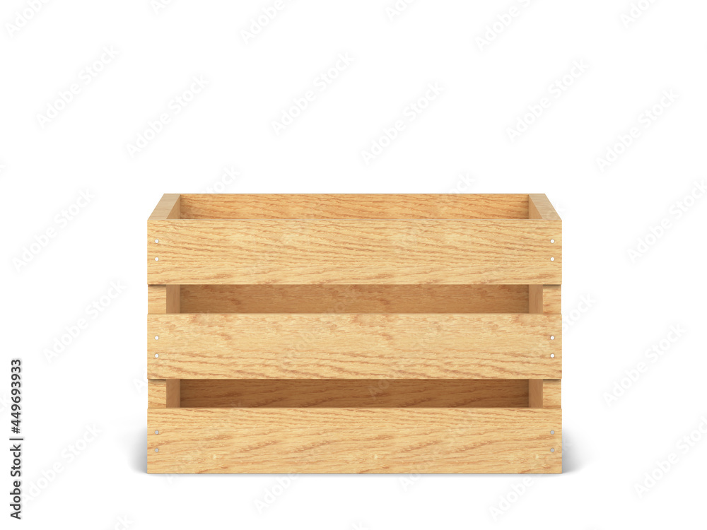 Empty wooden crate box Empty wooden crate box
