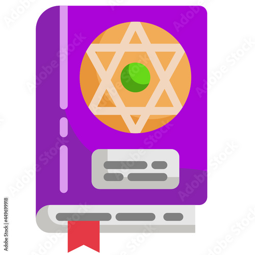 spellbook flat icon
