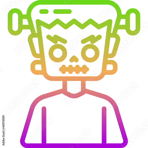 frankestein gradient icon