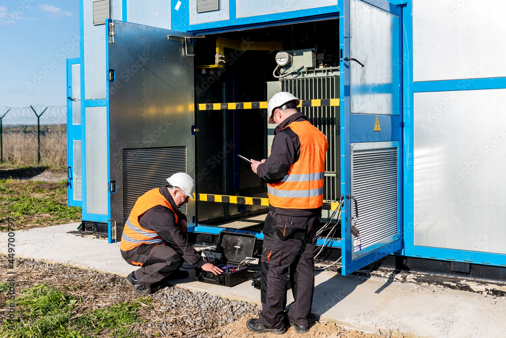 Execution of electrical measuring works on the power transformer Execution of electrical measuring works on the power transformer