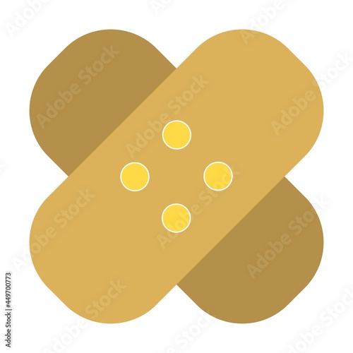 Bandage Flat Vector Icon Design