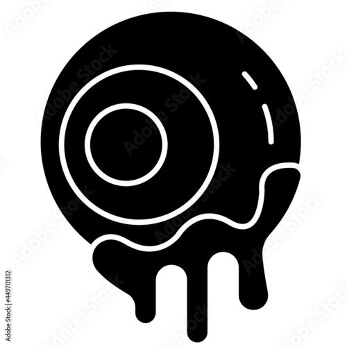 eyeball solid icon