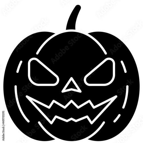 pumpkin solid icon