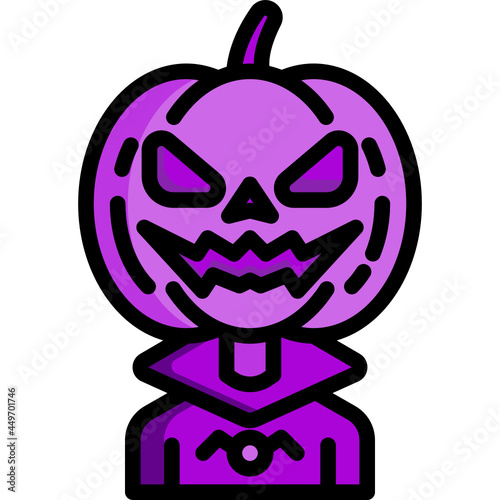 jack o lantern Two Tone icon