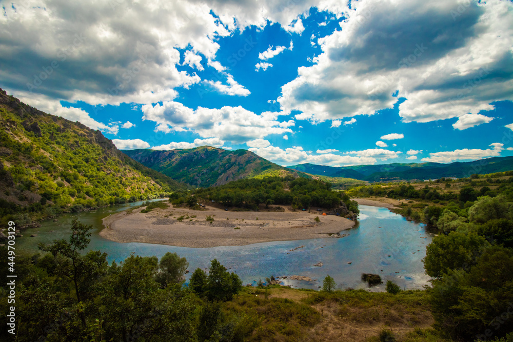 Naklejka premium river arda-Bulgaria