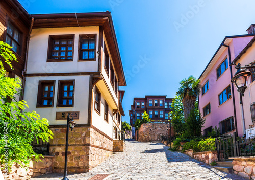 Old houses at History Corridor in Izmit City of Turkey © nejdetduzen