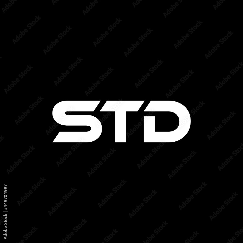 STD letter logo design with black background in illustrator, vector logo modern alphabet font overlap style. calligraphy designs for logo, Poster, Invitation, etc. STD letter logo design with black background in illustrator, vector logo modern alphabet font overlap style. calligraphy designs for logo, Poster, Invitation, etc.