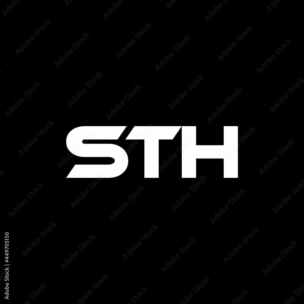 STH letter logo design with black background in illustrator, vector logo modern alphabet font overlap style. calligraphy designs for logo, Poster, Invitation, etc. STH letter logo design with black background in illustrator, vector logo modern alphabet font overlap style. calligraphy designs for logo, Poster, Invitation, etc.