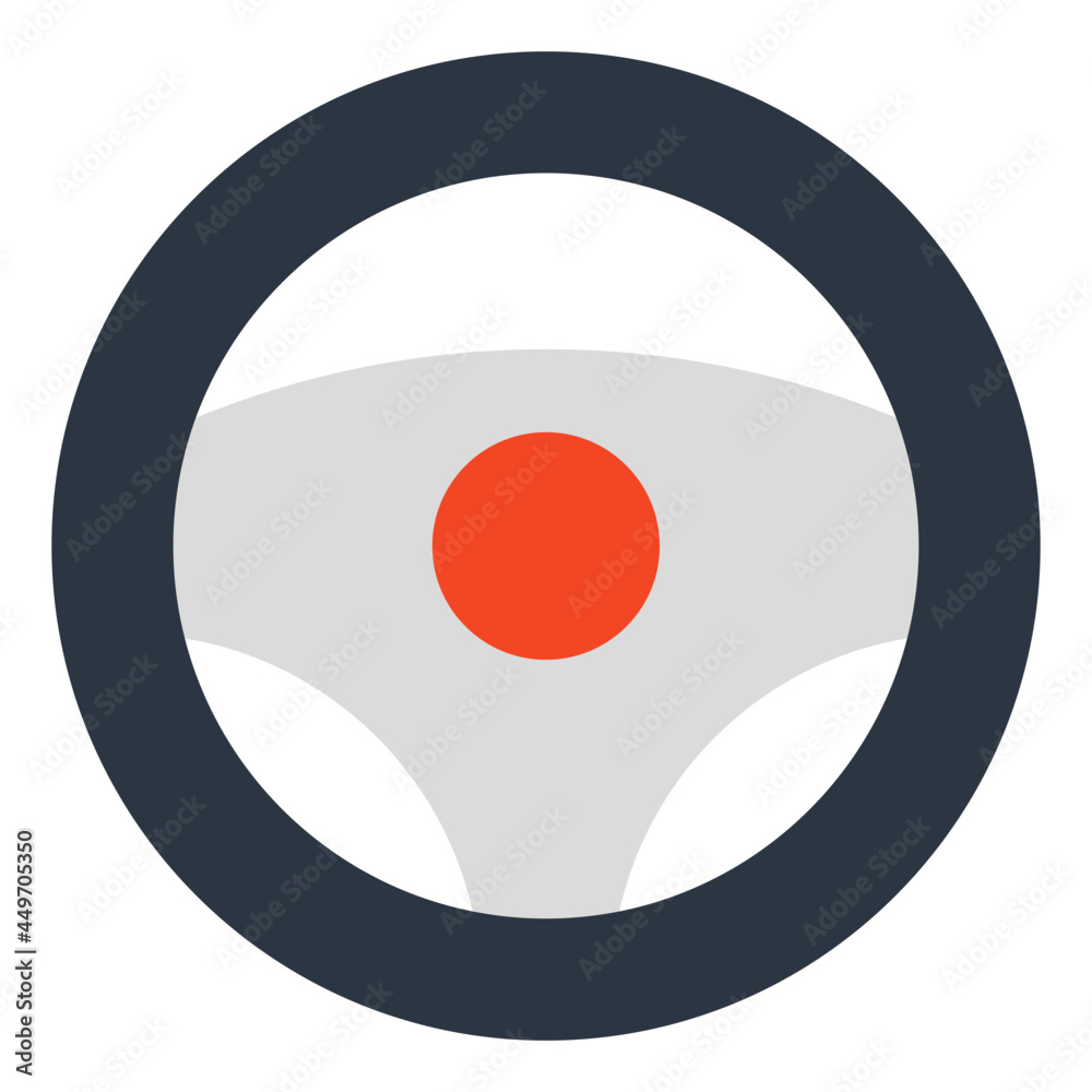 A game controller wheel, icon of steering
A game controller wheel, icon of steering