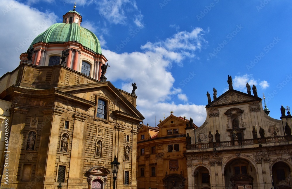 Fototapeta premium St. Francis Of Assisi Church was built in Baroque style. It was built by the architects Gaudenzio Casanova and Domenico Canevalle.