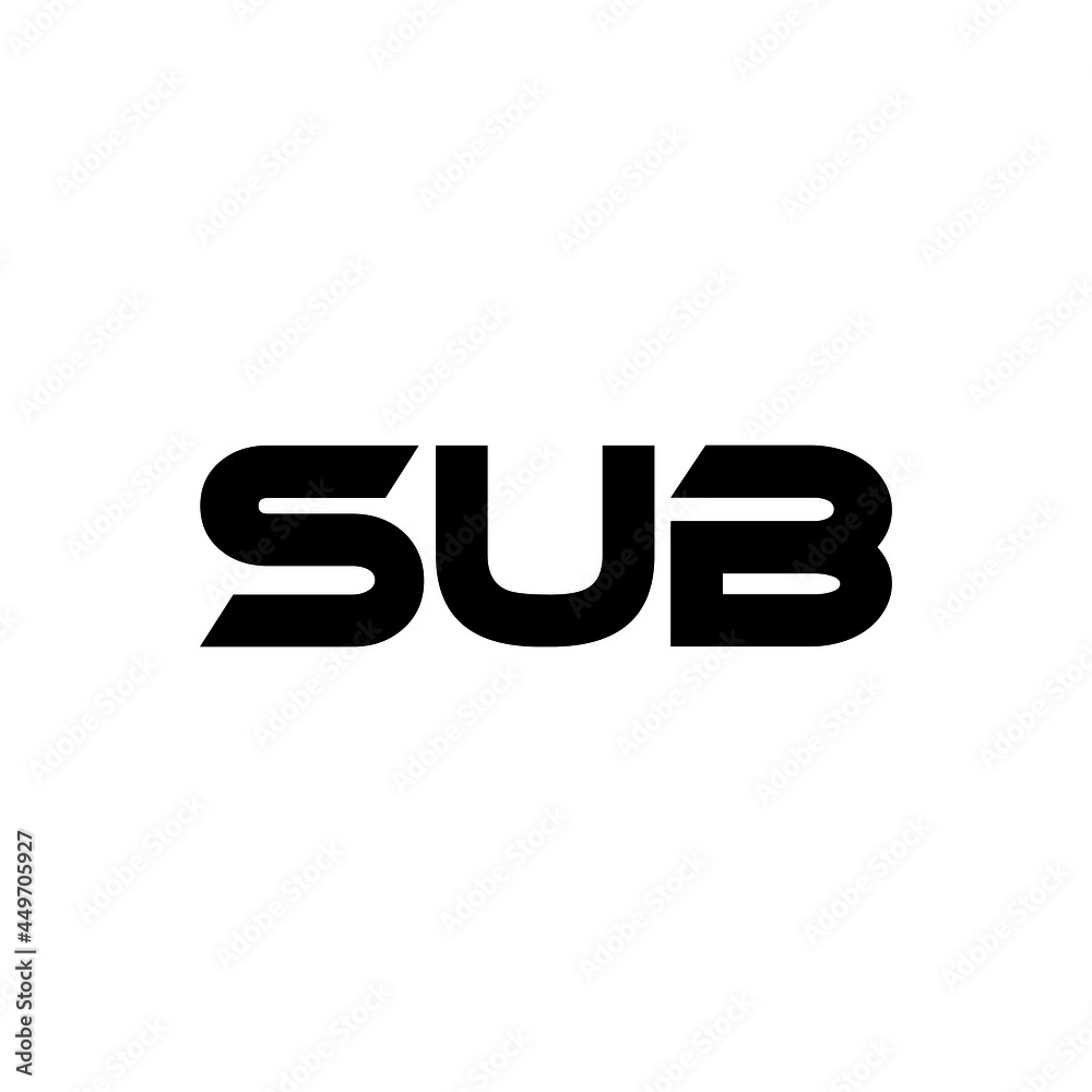 SUB letter logo design with white background in illustrator, vector logo modern alphabet font overlap style. calligraphy designs for logo, Poster, Invitation, etc. SUB letter logo design with white background in illustrator, vector logo modern alphabet font overlap style. calligraphy designs for logo, Poster, Invitation, etc.