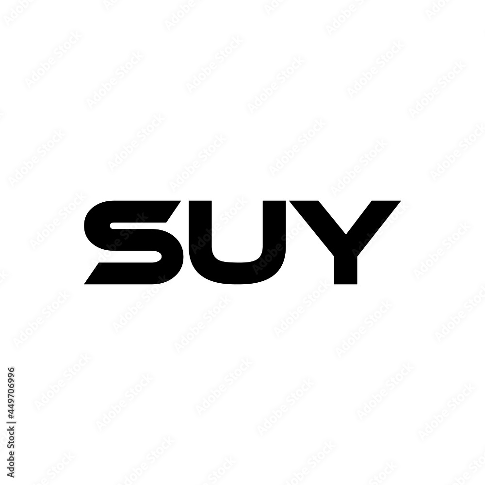 SUY letter logo design with white background in illustrator, vector logo modern alphabet font overlap style. calligraphy designs for logo, Poster, Invitation, etc. SUY letter logo design with white background in illustrator, vector logo modern alphabet font overlap style. calligraphy designs for logo, Poster, Invitation, etc.