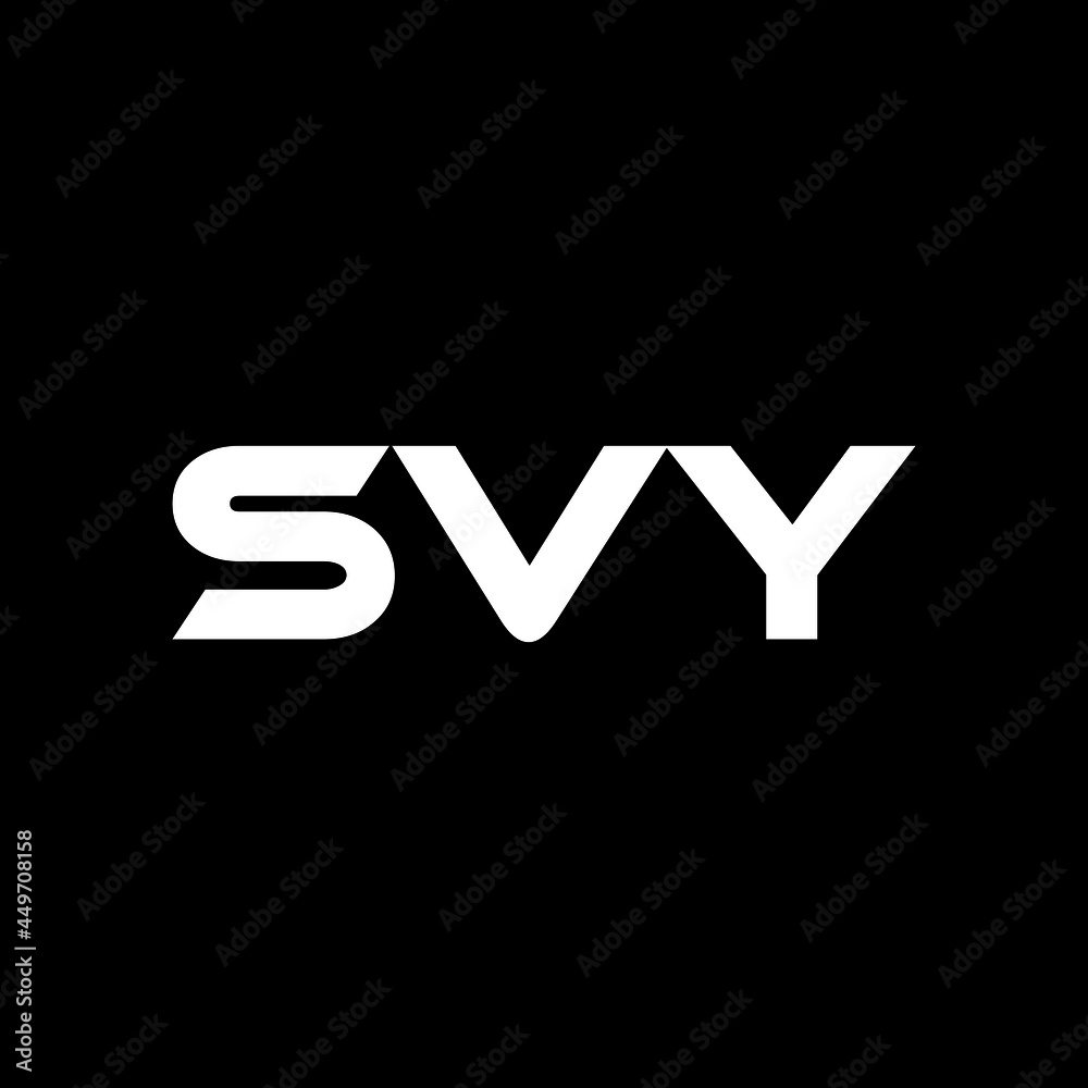 SVY letter logo design with black background in illustrator, vector logo modern alphabet font overlap style. calligraphy designs for logo, Poster, Invitation, etc. SVY letter logo design with black background in illustrator, vector logo modern alphabet font overlap style. calligraphy designs for logo, Poster, Invitation, etc.