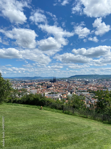 Paysage urbain à Clermont-Ferrand, Auvergne