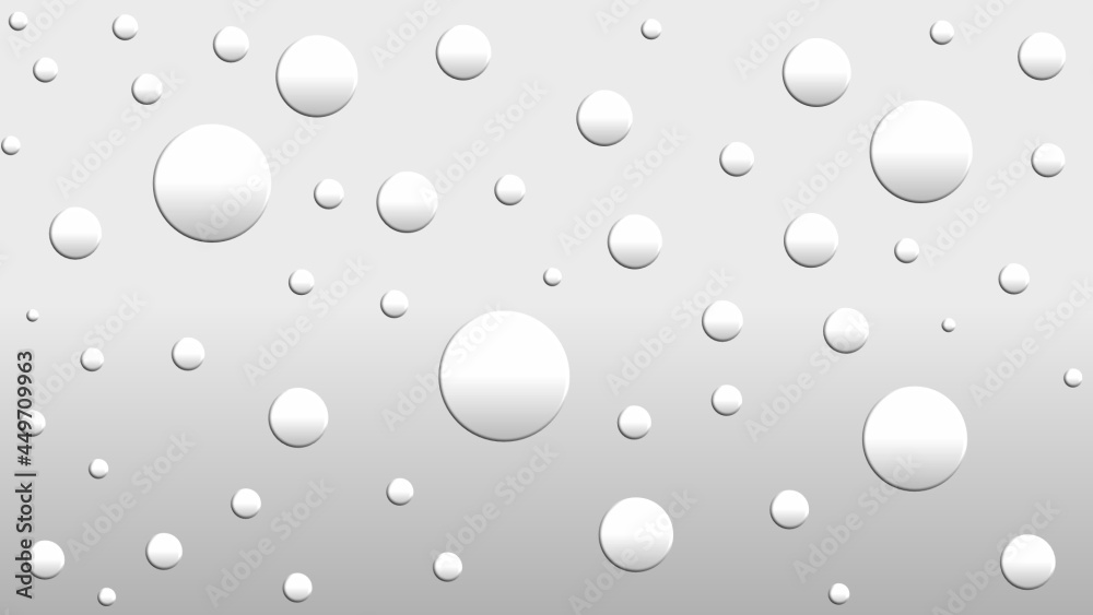 Modern Chrome Bubble Pattern  HD Vector Graphics Wallpaper