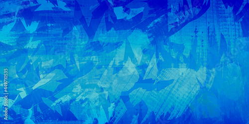 abstract blue background texture with art background