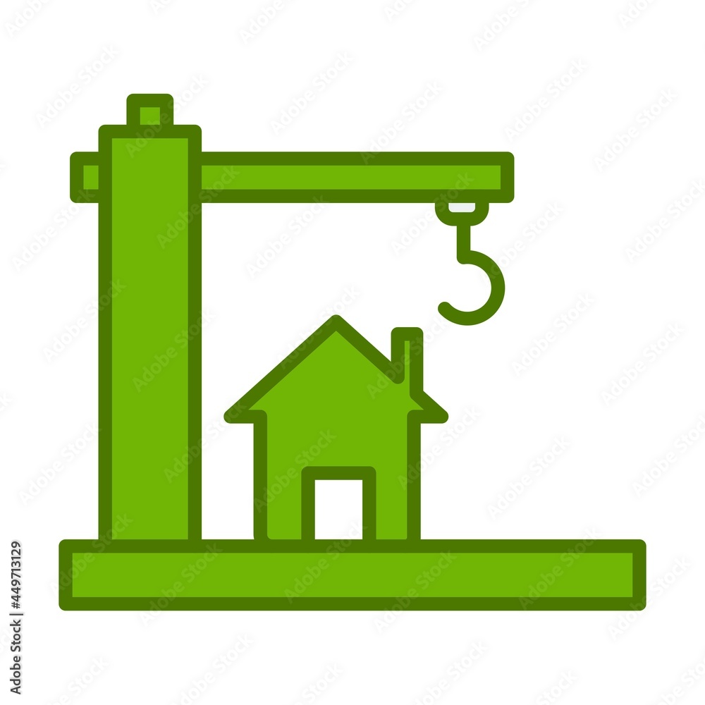 Construction Linear Vector Icon Design Construction Linear Vector Icon Design