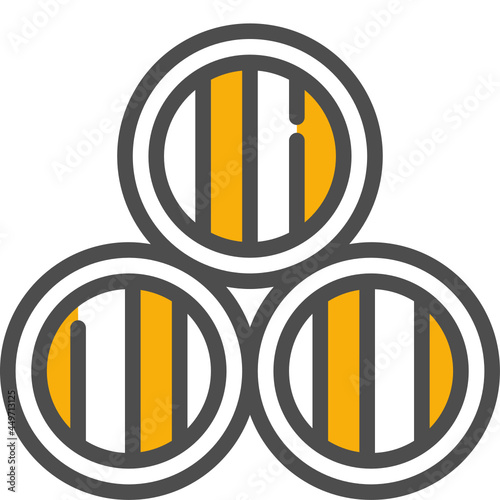 barrels one color icon