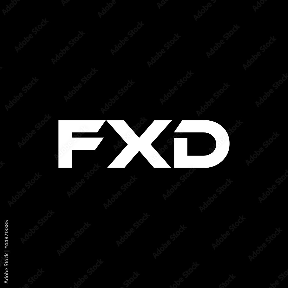 FXD letter logo design with black background in illustrator, vector logo modern alphabet font overlap style. calligraphy designs for logo, Poster, Invitation, etc. FXD letter logo design with black background in illustrator, vector logo modern alphabet font overlap style. calligraphy designs for logo, Poster, Invitation, etc.