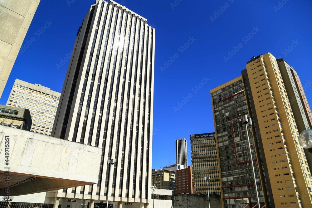 Bogotá, Centro, internacional, edificios, empresarial, Colombia