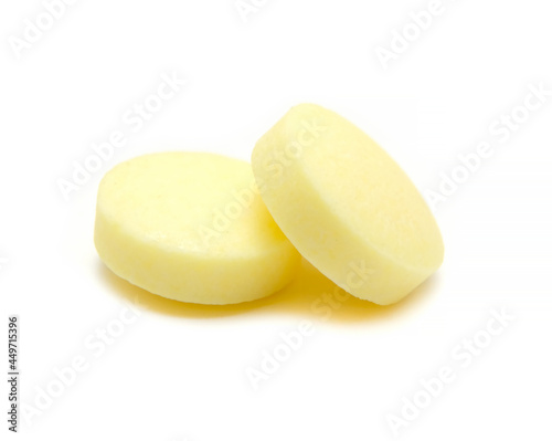 yellow pill tablet