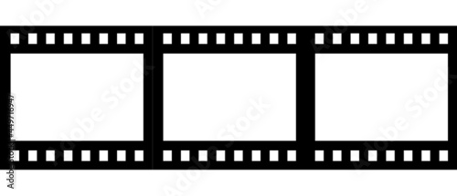 Video tape isolated on white background. Vintage cinematography vector illustration element