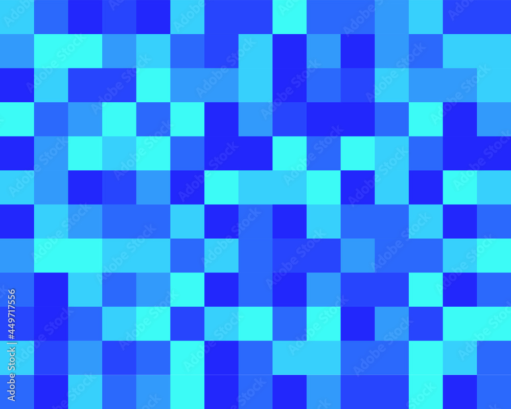Blue mosaic pattern. Abstract geometric background. Pixel. Vector. Blue mosaic pattern. Abstract geometric background. Pixel. Vector.