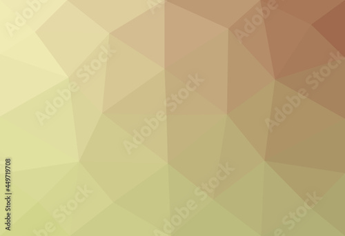 abstract ellow polygonal vector background