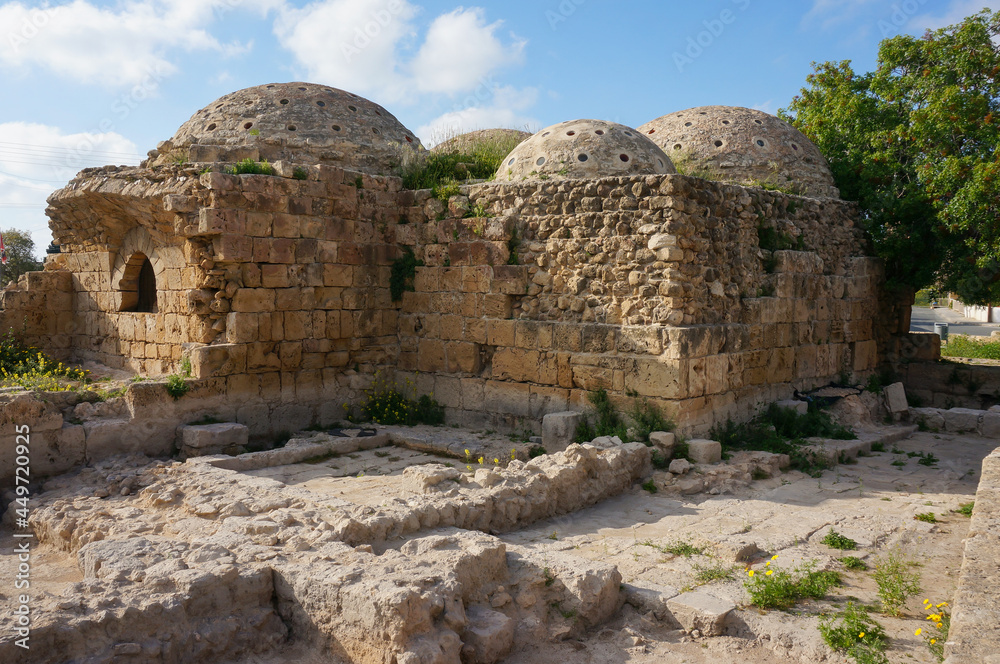 Medieval Baths. Hammam (hamam) of the Ottoman period. Paphos, Cyprus. Medieval Baths. Hammam (hamam) of the Ottoman period. Paphos, Cyprus.