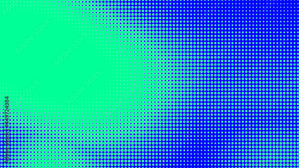 Dots halftone green blue color pattern gradient texture with technology digital background. Dots pop art comics with summer background. Dots halftone green blue color pattern gradient texture with technology digital background. Dots pop art comics with summer background.