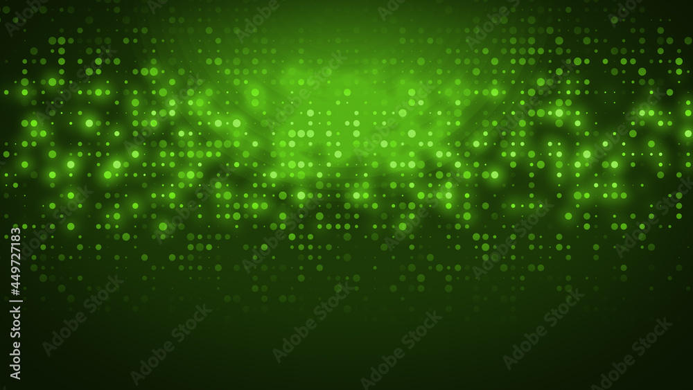 Abstract dot green pattern gradient texture technology background. Abstract dot green pattern gradient texture technology background.